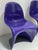 Verner Panton Vintage Chair in Purple by Verner Panton for Bayer, 1960s For Sale - Image 4 of 8