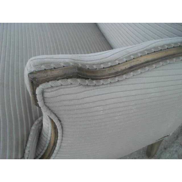 Wood 1960s Vintage Custom Upholstered Monumental Wingback Chair For Sale - Image 7 of 10