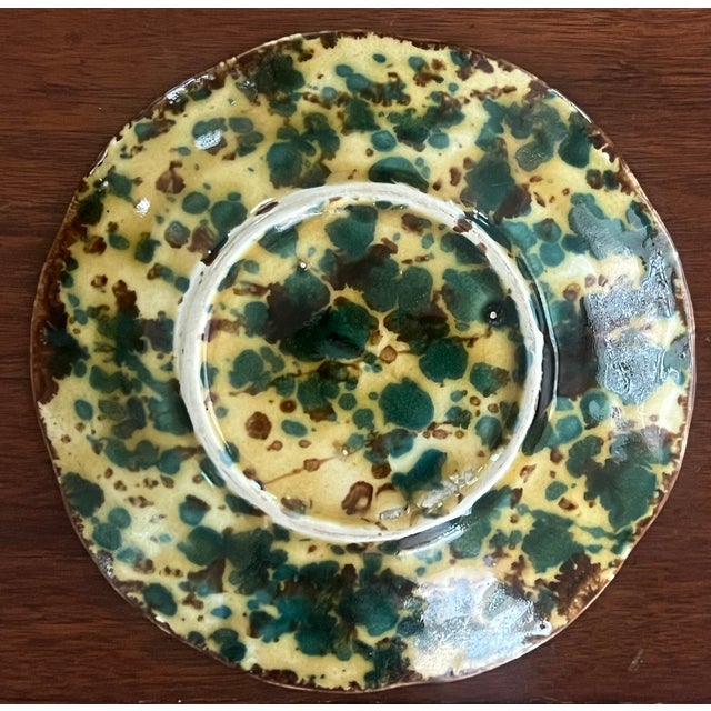 Antique Swedish Majolica Plate by Rörstrand , C. 1880's For Sale - Image 13 of 13