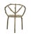 Matthew Izzo Home Faux Bois Three Legged Iron Chair For Sale - Image 4 of 5
