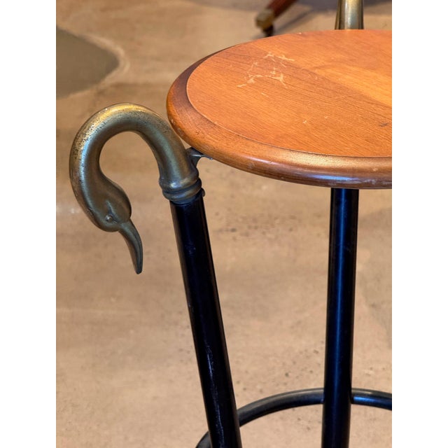 French Swan Head Plant Stand For Sale - Image 3 of 8
