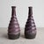 Mid 20th Century Pair of Vintage Twisted Violet Glazed Terracotta Pottery Vases, Mid 20th Century For Sale - Image 5 of 13