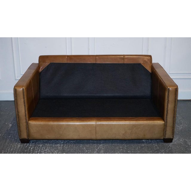 Halo Two Seater Viscount Tan Leather Sofa by Timothy Oulton For Sale - Image 14 of 16