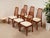 Terra Cotta Benny Linden Vintage Chairs For Sale - Image 8 of 11