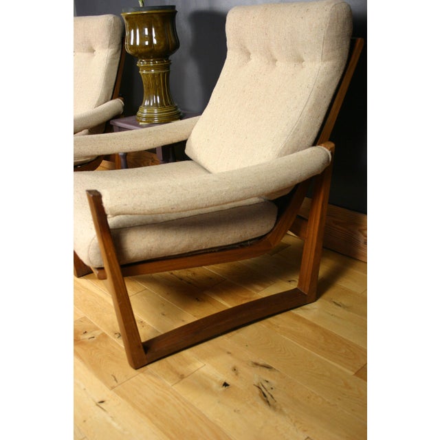 Beige Virginia Lounge Armchairs by Guy Rogers, 1969, Set of 2 For Sale - Image 8 of 18