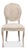 Art Deco Louis XV Cane Back Dining Chairs in Gray Oak, Sets of 2 For Sale - Image 3 of 11