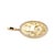 Modern 14k Yellow Gold Capricorn Diamond Charm/Pendant For Sale - Image 3 of 4