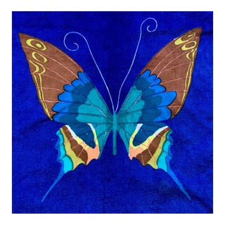 1970s Monarch Velvet Fabric by Yoshiko Kogo by Jack Lenor Larsen For Sale