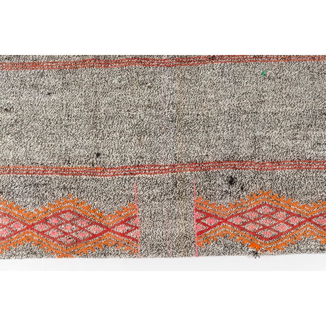 1960s Hanwoven Vintage Kilim Runner For Sale - Image 5 of 10