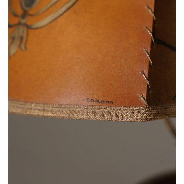 Metal Art Deco Swedish Table Lamp by Corona, 1930s For Sale - Image 7 of 10