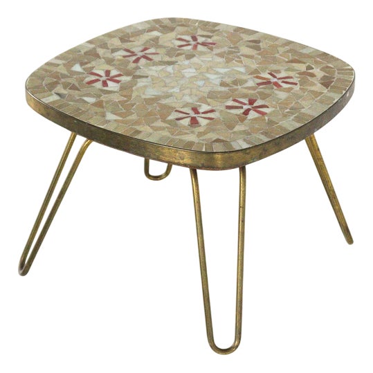 Mosaic Plant Table from Ilse Möbel For Sale