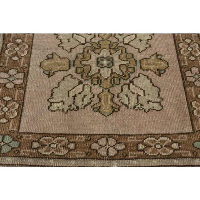 Vintage Square Turkish Oushak Rug - 01'11 X 02'04 For Sale - Image 4 of 8