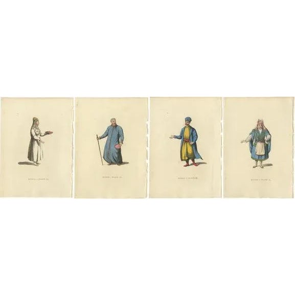 William Alexander, Traditional Ethnic Attire, 1814, Prints, Set of 4 For Sale - Image 10 of 10