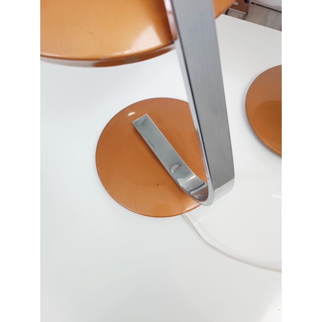 Metal 520C Lamps by LP Oliva for Fase, 1970s, Set of 2 For Sale - Image 7 of 17