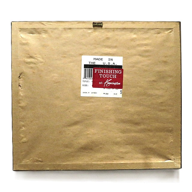 Late 20th Century Pair of Fish Framed Lithographs Prints by Jean Cassidy For Sale - Image 5 of 5