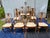 Set of 8 Vintage Queen Anne Dining Chairs With Carved Cabriolet Legs and Splats For Sale - Image 12 of 12