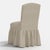 Textile Stoffer Home x Cloth & Company Thelma Ruffle Camel Back Dining Chair in Burlap Mini Gingham For Sale - Image 7 of 7