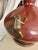 2000 - 2009 Vintage Oxblood Iridescent Chameleon Lamps For Sale - Image 5 of 6