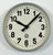 Metal Industrial Grey Factory Wall Clock from Chronotechna, 1950s For Sale - Image 7 of 18