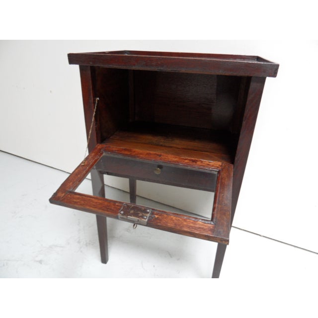 Antique Oak Display Cabinet, 1890s For Sale - Image 9 of 12