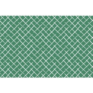 Bahama Court Forest Green Fabric Sample For Sale