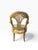 Wood Vintage Italian Neoclassical Giltwood Bird Arm Chair With Botanical Floral Upholstery For Sale - Image 7 of 14