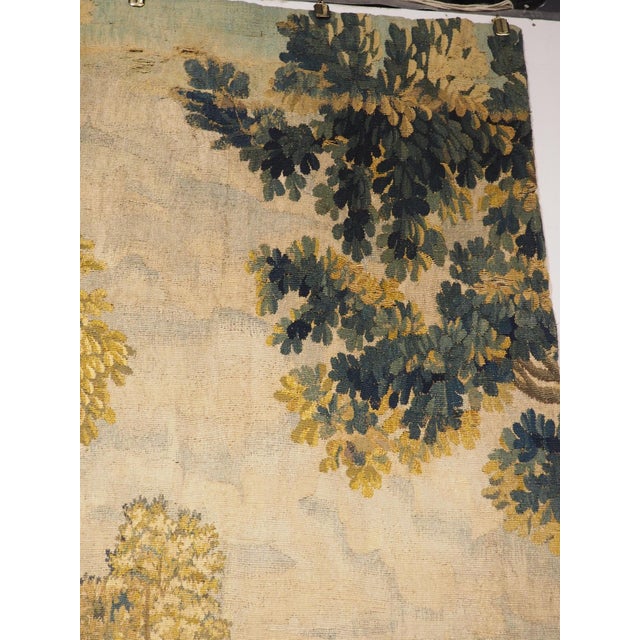 18th Century French Aubusson Park Scene Tapestry For Sale - Image 11 of 18