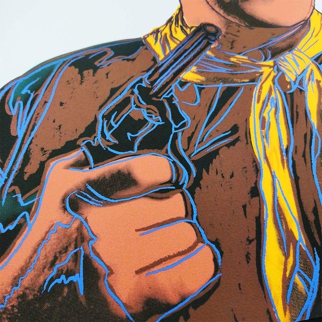 Andy Warhol 1980s After Andy Warhol, John Wayne Limited Edition Lithograph For Sale - Image 4 of 9
