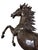 Extraordinary monumental rearing horse sculpture featuring dramatic movement, flowing mane detail, and a larger-than-life...