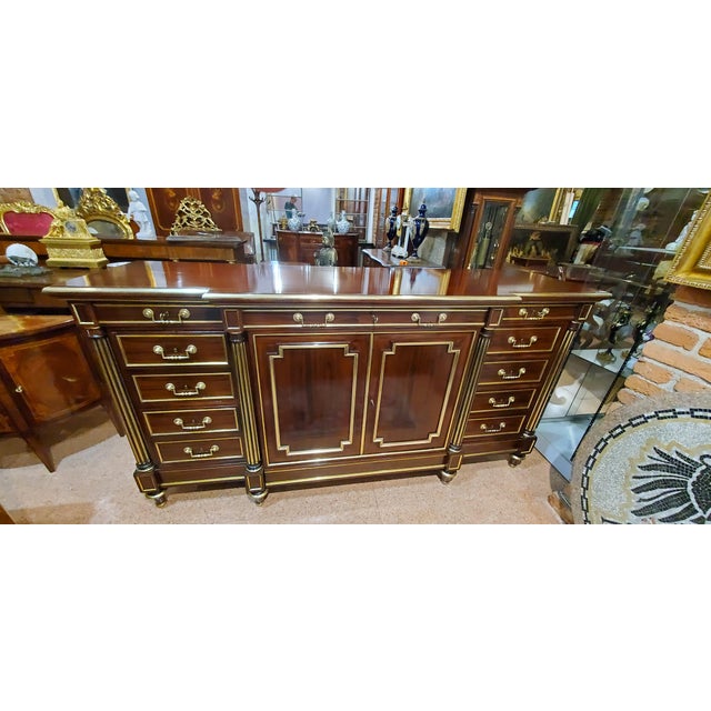 Antique Napoleon III Walnut Sideboard For Sale - Image 3 of 18