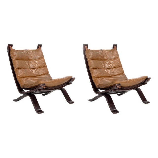 Set of Focus Sling Lounge Chairs from Bramin Møbler, 1970s For Sale