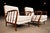 Mid-Century Brazilian Armchairs by Rino Levi, Hardwood & Boucle, 1960s For Sale - Image 9 of 16