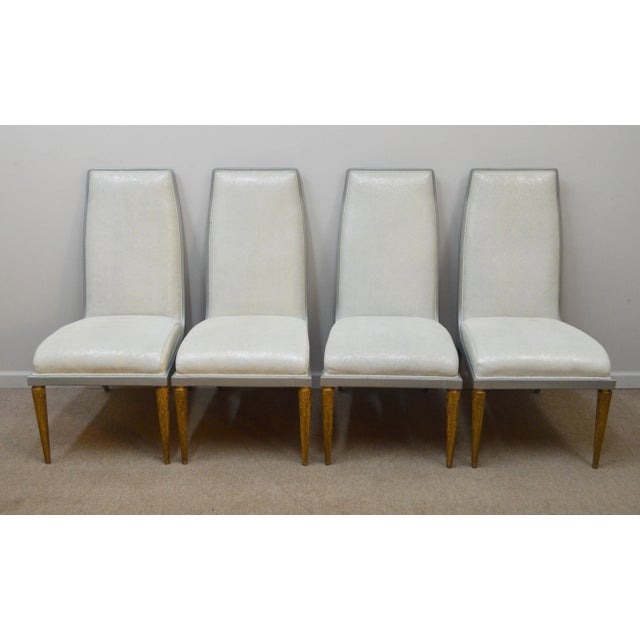 Jean Louis Denoit for Baker Jasper Side Chairs - Set of 4 For Sale - Image 13 of 13