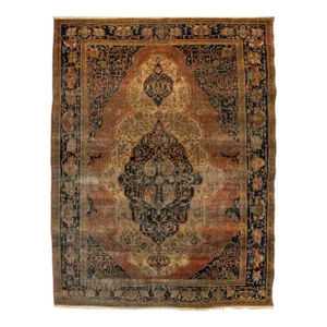 Antique Ferahan Sarouk Rug 10.6 X 13.9