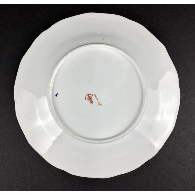 Vintage English Royal Crown Derby Porcelain Plate For Sale - Image 10 of 13