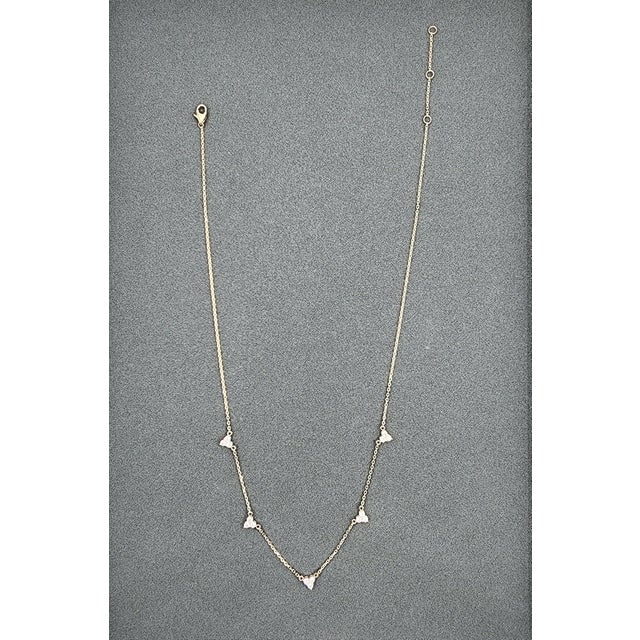0.81 Ct Trio Diamond Necklace For Sale - Image 4 of 10