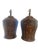 Pair of Vintage Oversized Colossal Ginger Jar Shape Basket Weave Rattan and Wicker Table Lamps With Wood Base For Sale - Image 4 of 11