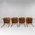 Wood Mid-Century Modern Italian Wood Dining Chairs, 1960s, Set of 4 For Sale - Image 7 of 15