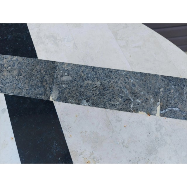 White 1980s Post Modern Tavola Oggetti Style Memphis Table. For Sale - Image 8 of 12