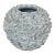 Currey & Co Swirl Small White Vase For Sale