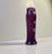 Art Nouveau Vase in Deep Purple Hand-Painted Glass, 1890s For Sale - Image 3 of 9