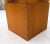 Teak Cube & Brass X Base Danish Modern Bronze Smoked Square Glass Coffee Table For Sale - Image 12 of 13