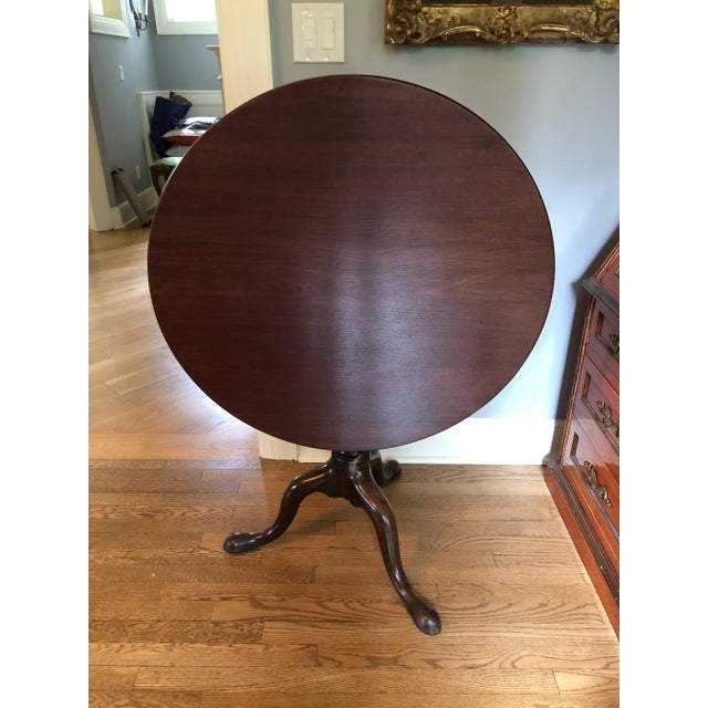 18th century American tea table. Tilt-top. Excellent condition. Minor shallow scratches as pictured. Purchased from a...