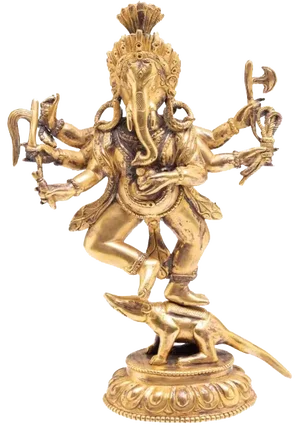 18th Century Ganesh Deity Figurine, Mongolia