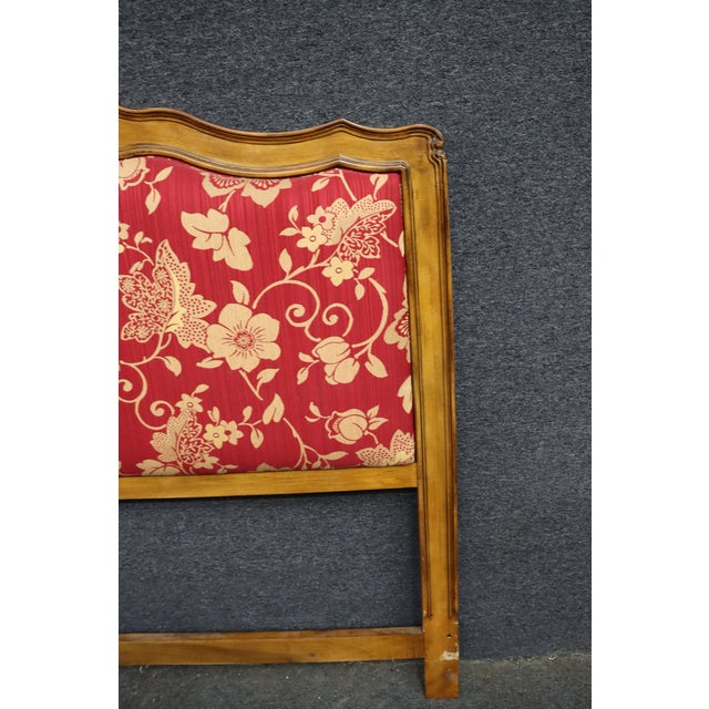 French Country French Country Cherry Queen Headboard For Sale - Image 3 of 9