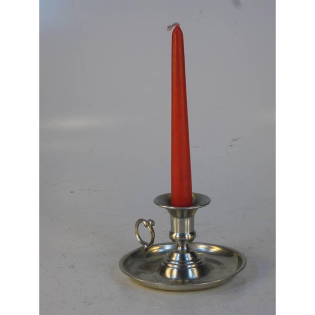 Candle Holder Vintage Holland Pewter Historical Reenactment Cosplay Theater For Sale - Image 11 of 12