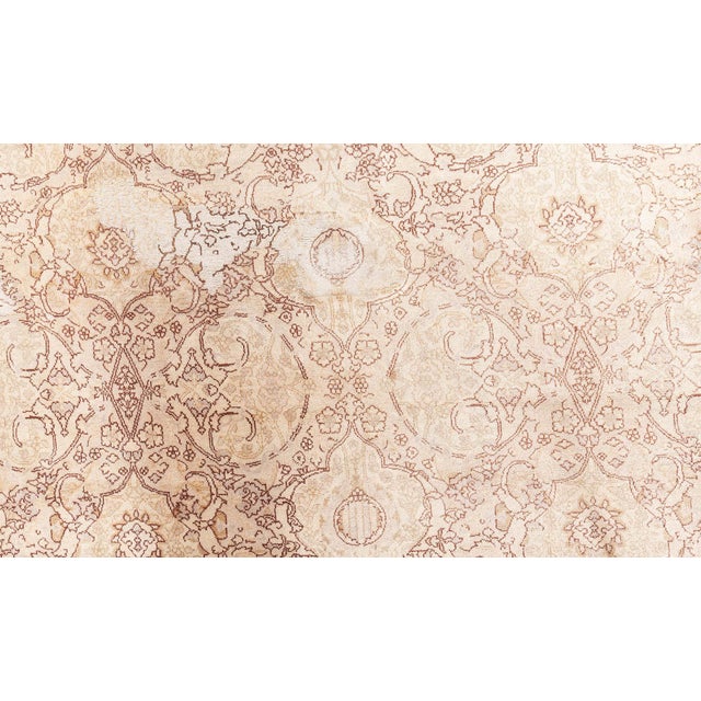 This exquisite antique Turkish rug hails from the historic weaving region of Sivas, known for producing finely crafted...