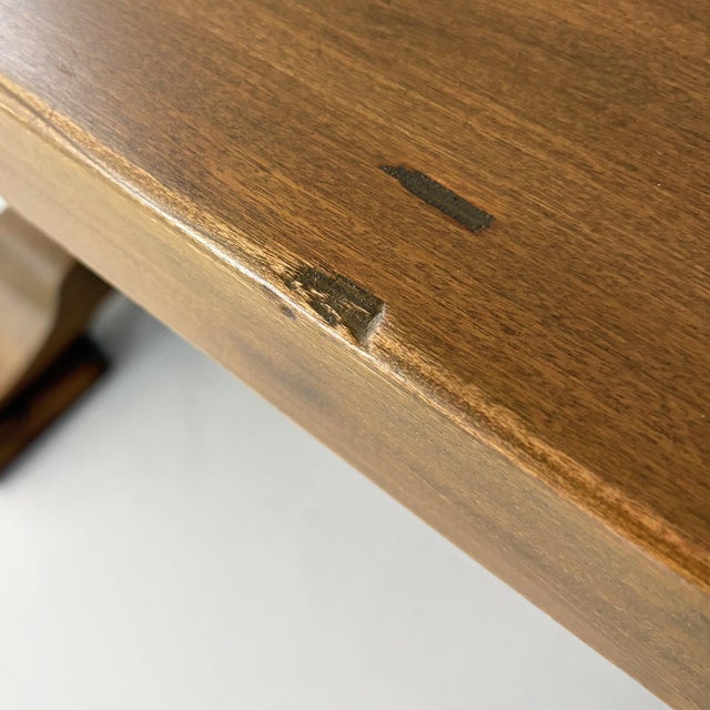 Mid-Century Modern Italian Wooden Dining Table, 1970s For Sale - Image 14 of 18