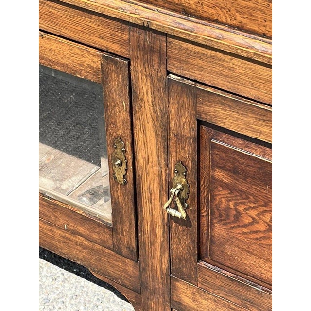 Vintage Georgian Oak Dresser For Sale - Image 13 of 18