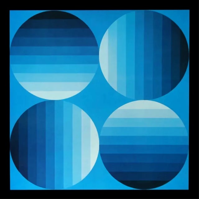 Artist: Victor Vasarely Country: Hungary / France Title: Progression 2-8 Medium: Color gelatin print / offset on paper,...